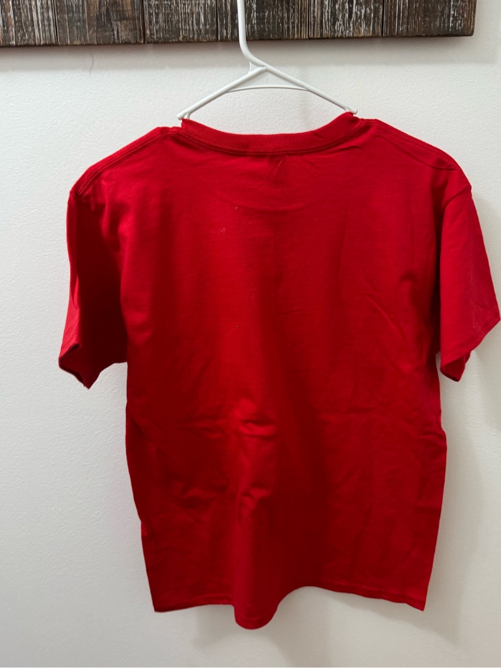 Gildan Red Kids Tee with Elephant "Be Kind Be True" Graphic - Picture 6 of 6